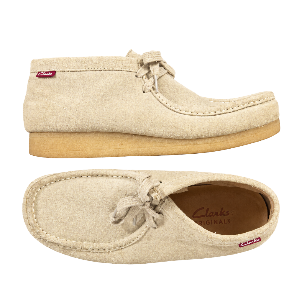 Clarks Wallabee Boot Size 8.5M Sand Suede 1