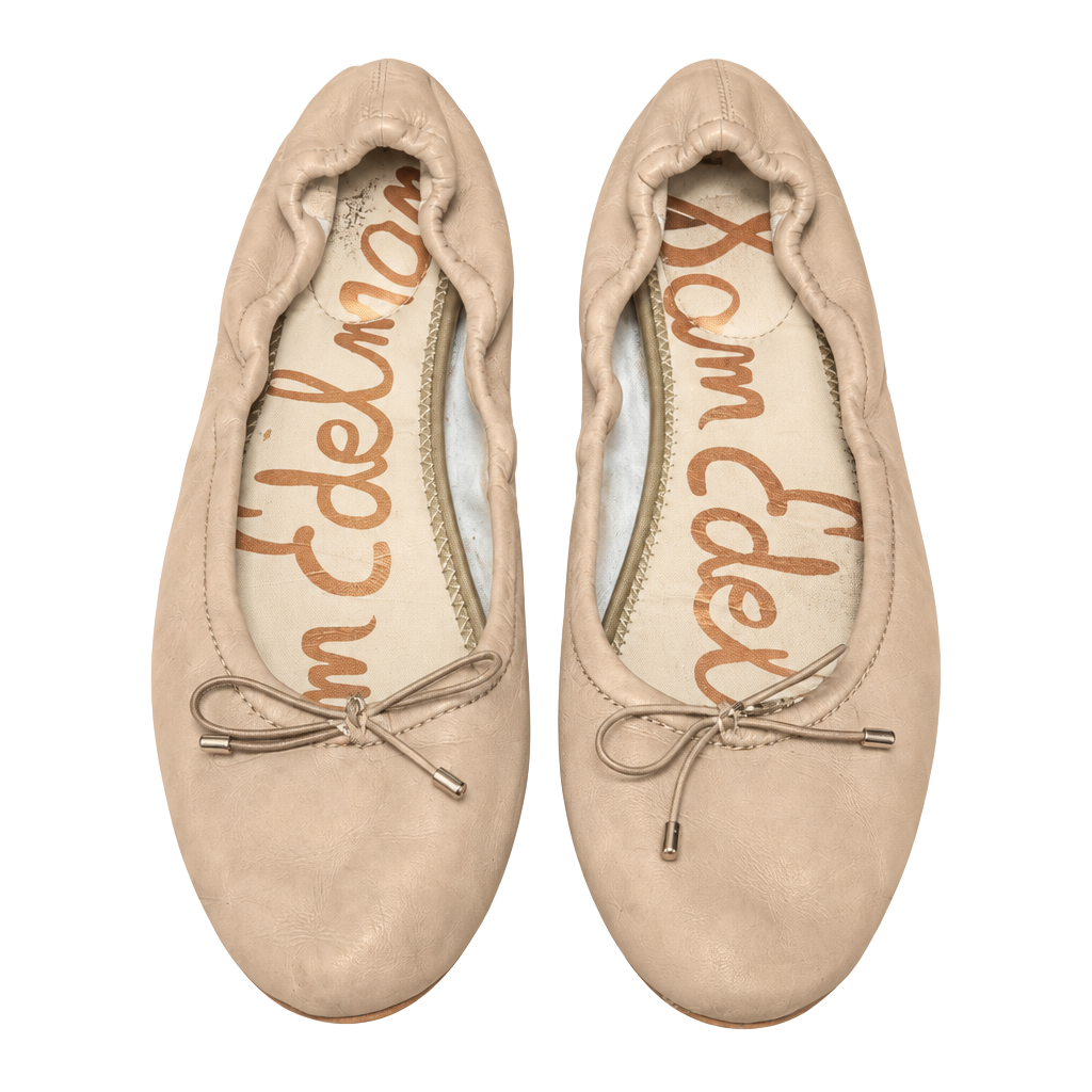 Sam Edelman Felicia Ballet Flats Size 8.5 Nude Leather 1