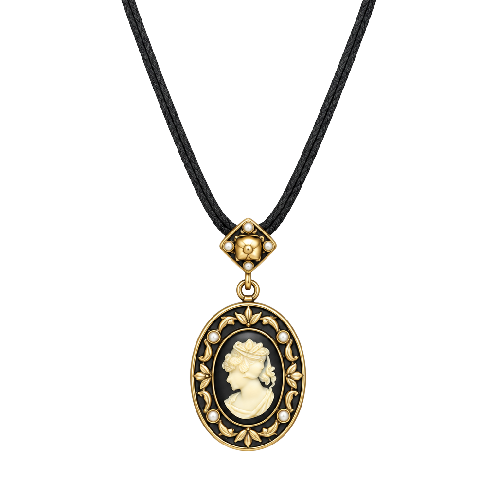 Lia Sophia Vintage Cameo Pendant Necklace 1