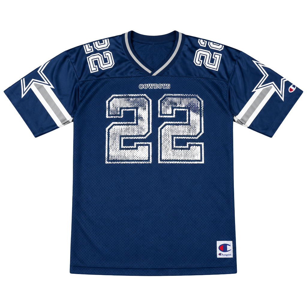 Champion Dallas Cowboys Emmitt Smith 22 Jersey Size 44 Blue NFL 1