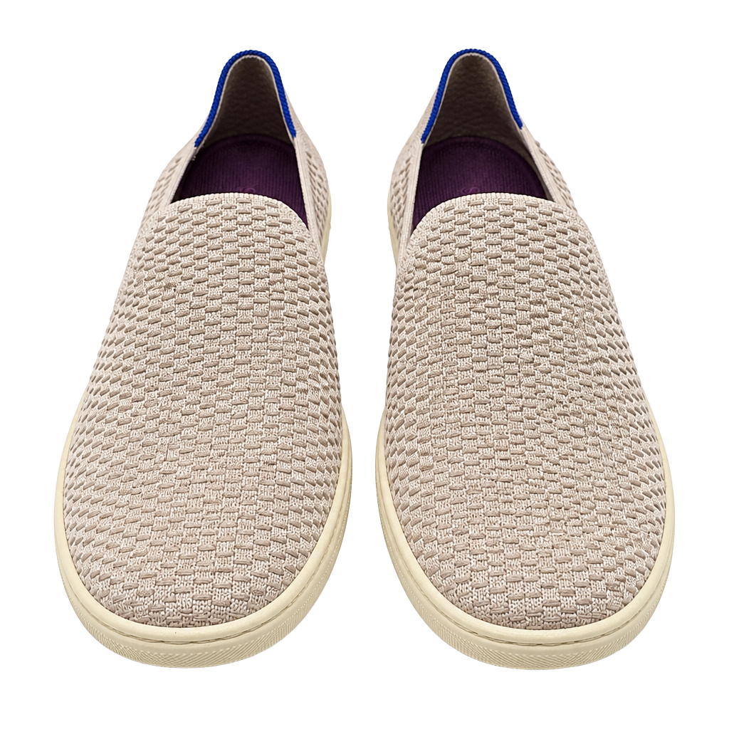 Rothy's Honeycomb Slip On Sneaker Lavender Textile Comfort Shoes 9.5 1
