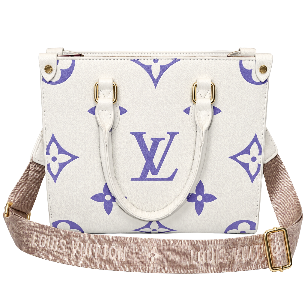 Louis Vuitton Onthego MM Tote Bag White Monogram Canvas 1
