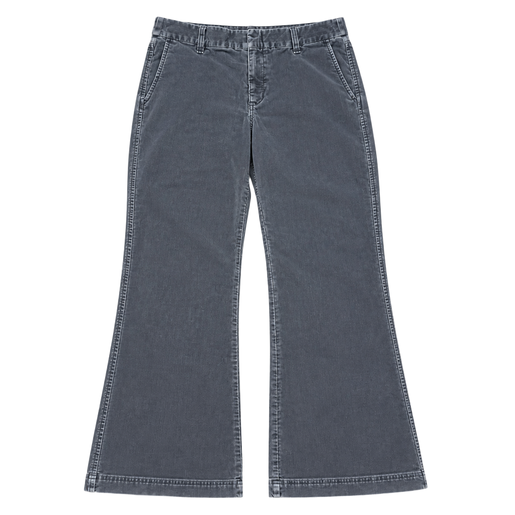 Eddie Bauer Woman’s Grey corduroy dress pants 1