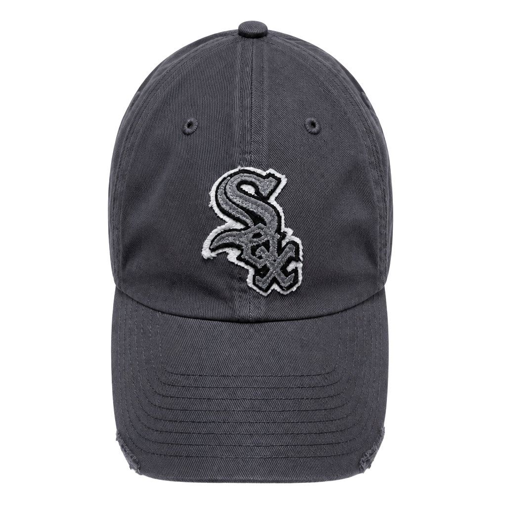 Vintage Grey Chicago White Sox MLB Hat 1