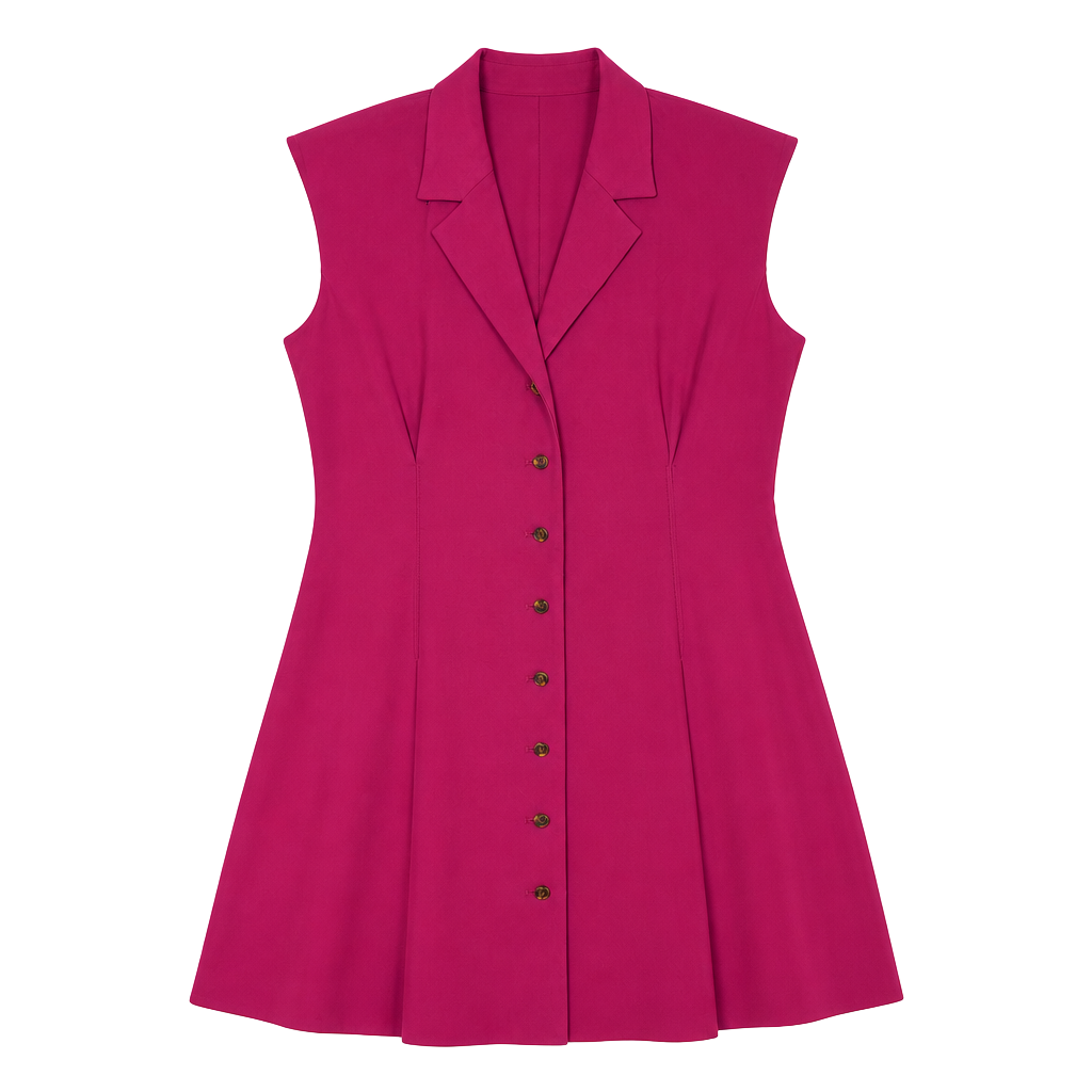 Calvin Klein Sleeveless Pink Blazer Dress Sz 16 NWT MSRP $124 1