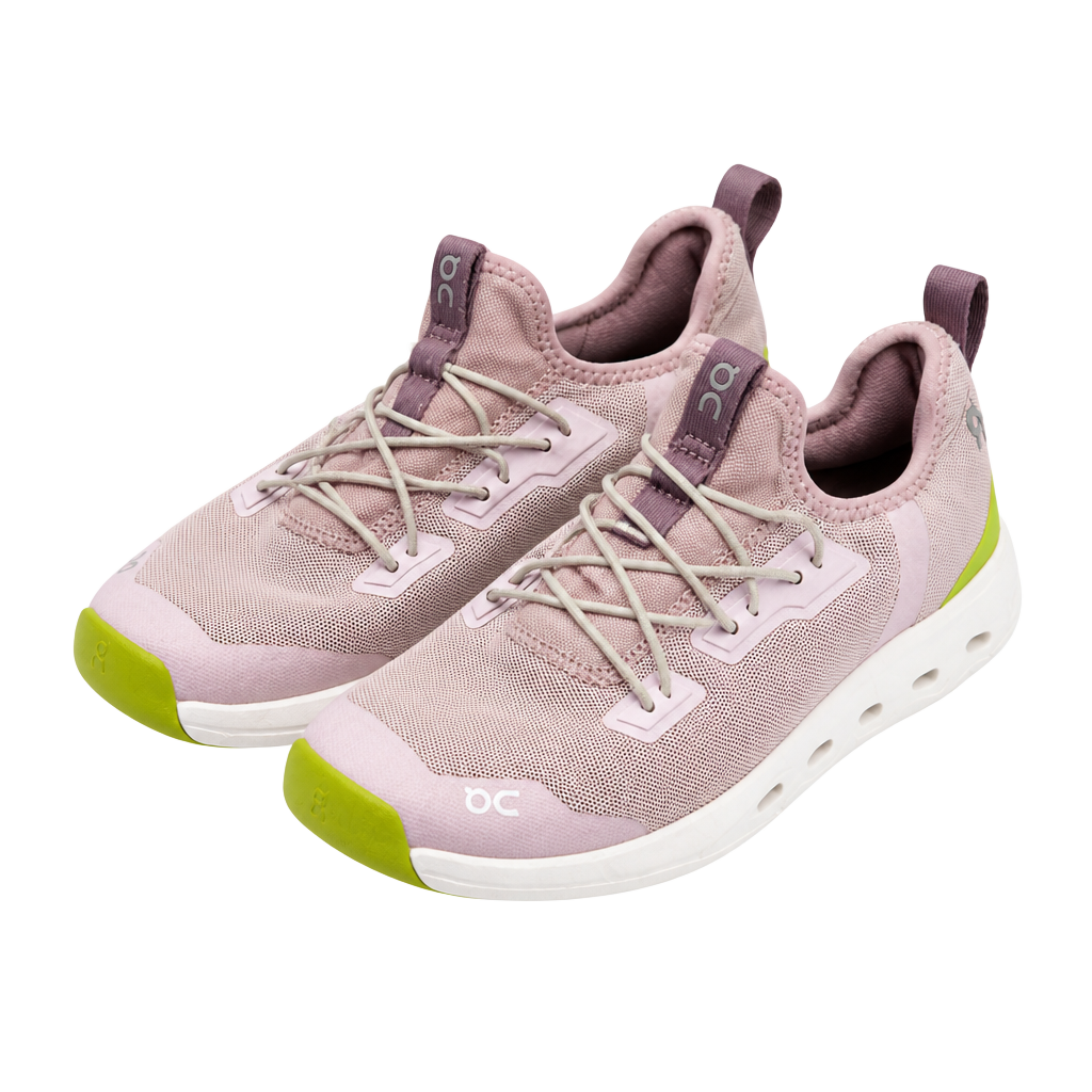 On Running Cloudleap Kids Mauve Kiwi Little Kids Sneakers 1
