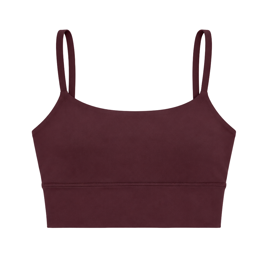 NWT Adanola Ultimate Tank Bra Size XS Burgundy 1