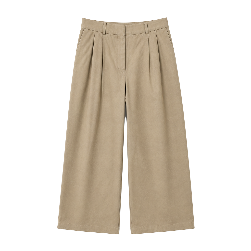 ARITZIA - Babaton Pleated Wide-Leg Pants Size 4 Camel 1