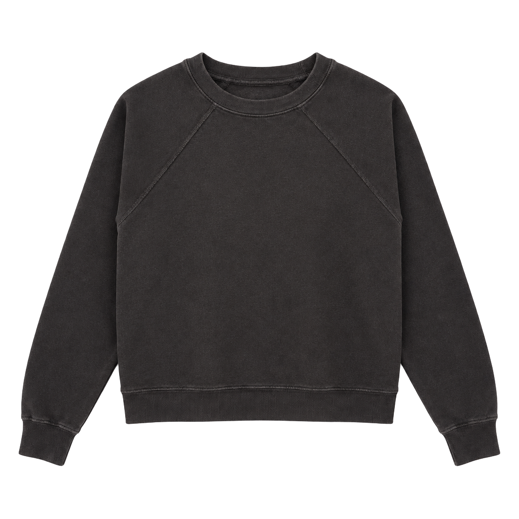 Mate The Label Sweatshirt Size XS Washed Charcoal 1
