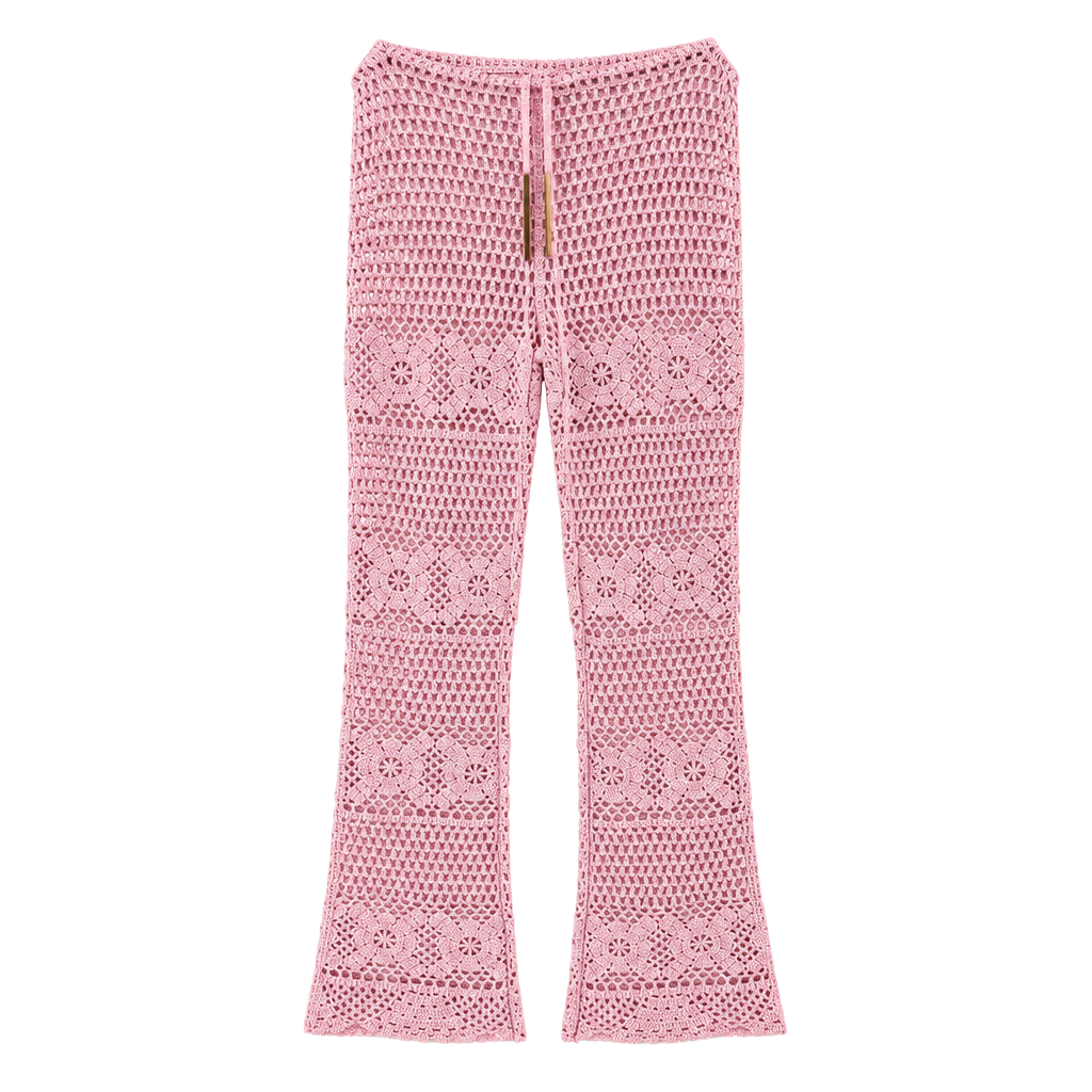 Skims Crochet Cover-Ups Skinny Flare Pant Size L 1