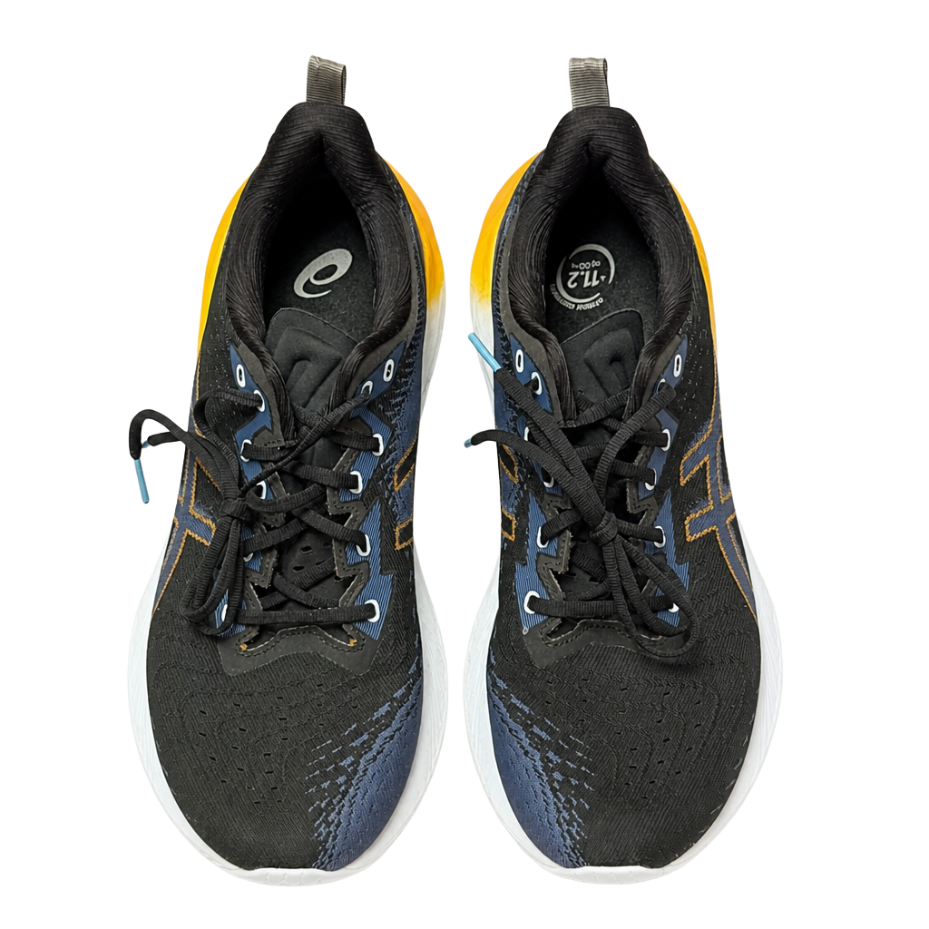 ASICS Novablast 4 Black Thunder Blue Running Shoes 1