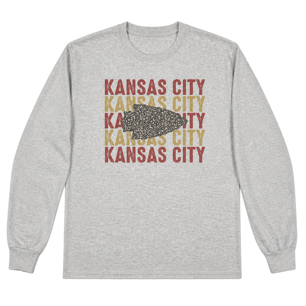 Kansas City Cheetah Arrowhead Long Sleeve 1