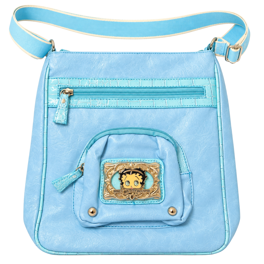 Betty Boop Blue Crossbody Bag 1