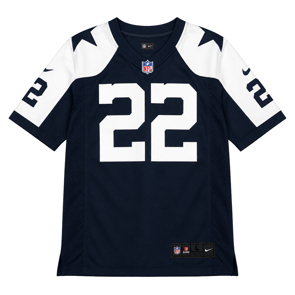 Nike Dallas Cowboys E. Smith 22 Jersey Size L Blue White Alternate 1