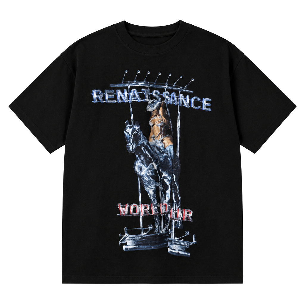 Beyonce Renaissance World Tour Graphic T-Shirt Black 1