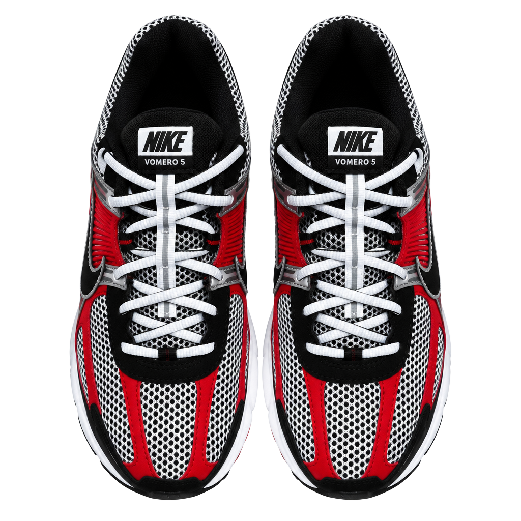 Nike Zoom Vomero 5 Size 9 Gym Red Black Sneakers 1