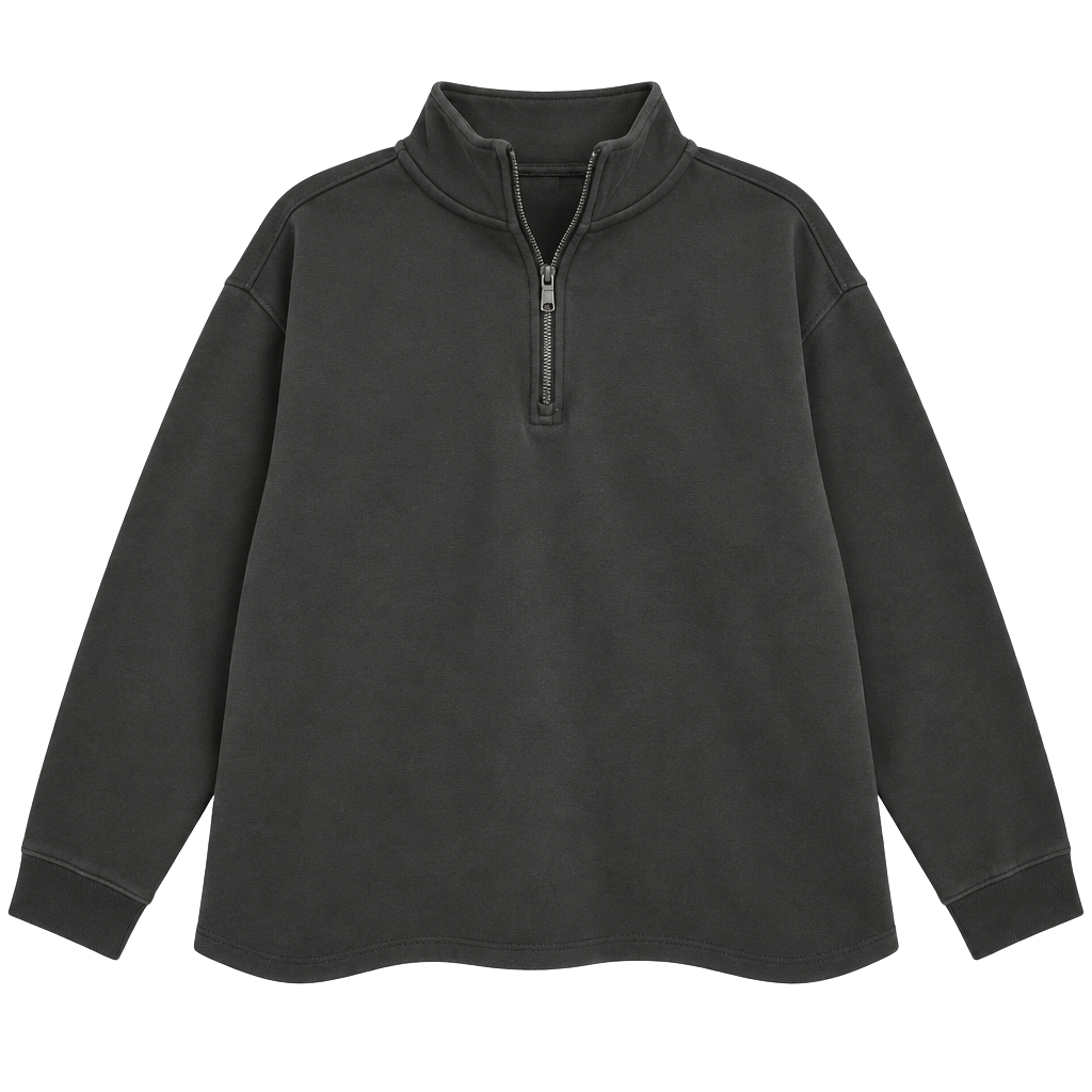 Banana Republic Half Zip Sweatshirt Size XL Dark Green Fleece Pullover 1