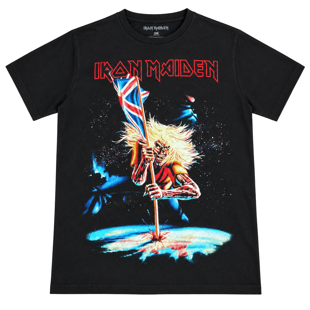 Iron Maiden T-Shirt Size S Black Band Graphic Tee 1