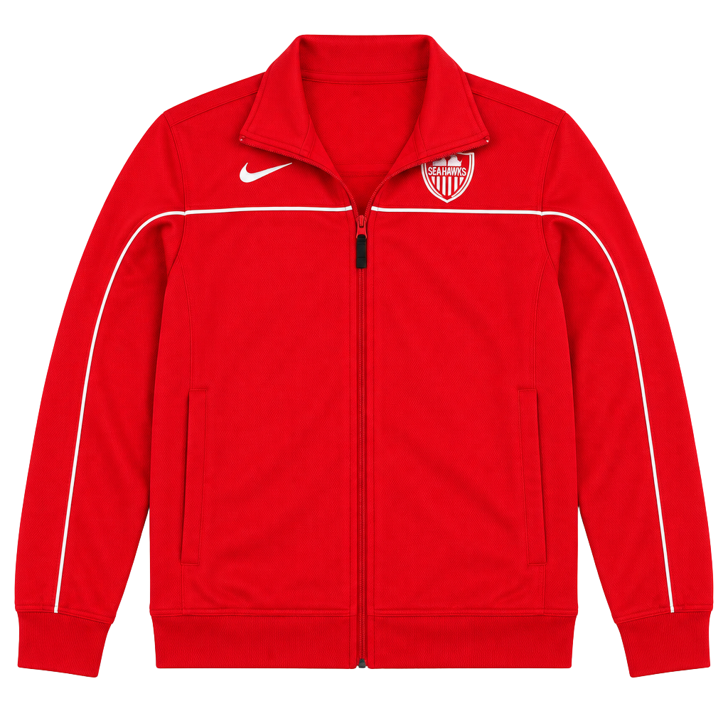 Nike Wagner Seahawks Dri-Fit Track Jacket Size L Red 1