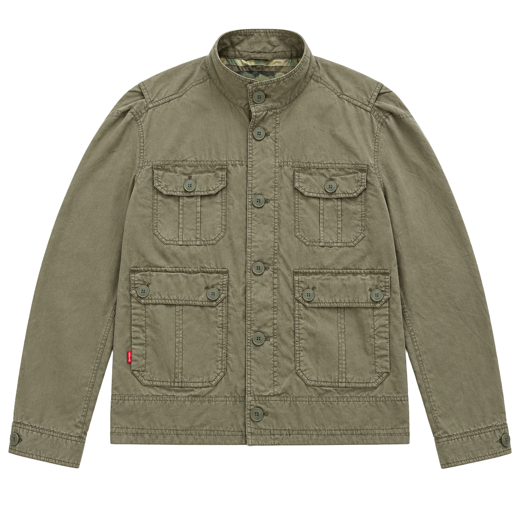 Rare Vintage Levi’s Capital E Field Utility Jacket sz L 1