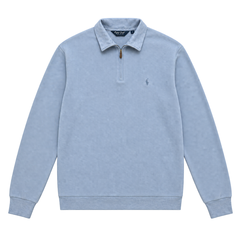 Rare Vintage Polo Ralph Lauren Thermal 1/4 Zip Sz L 1