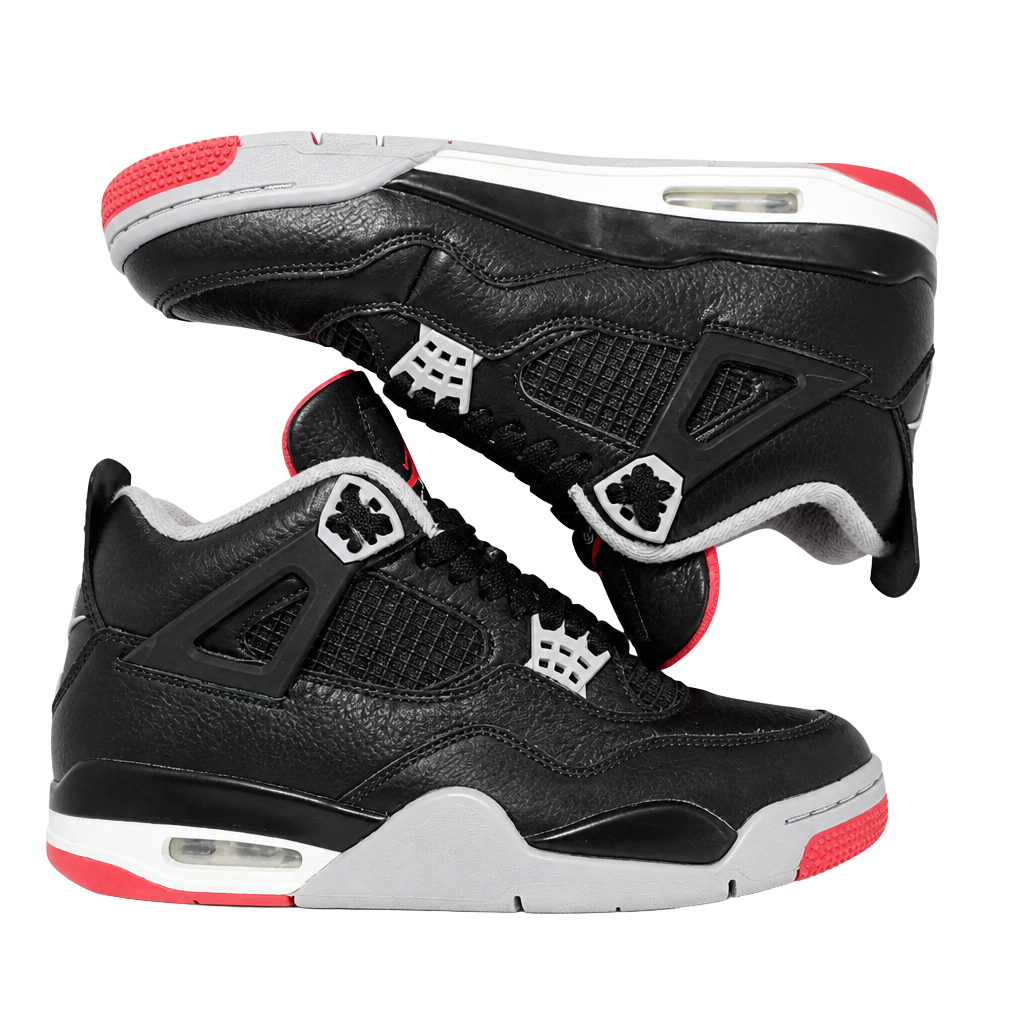 Nike Air Jordan 4 Retro Reimagined Bred Black Cement Grey Varsity Red 1