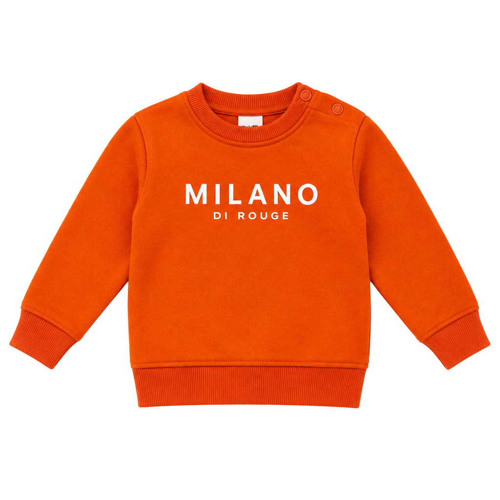 Milano Di Rouge Orange Sweatshirt 6-12 Months 1