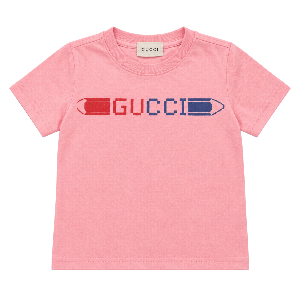 Gucci Kids Graphic T-Shirt Pink Size 2Y 1