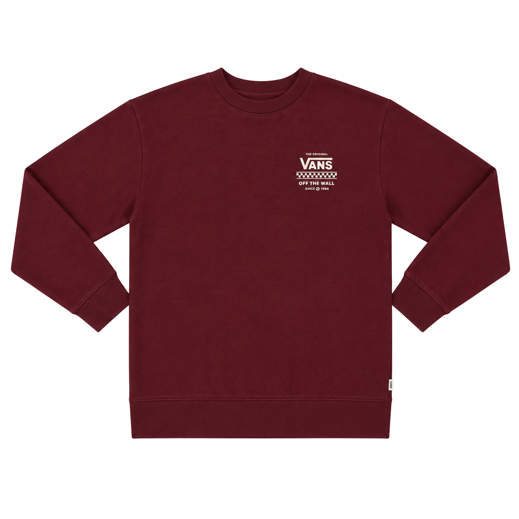 Vans Sweatshirt Burgundy Crewneck 1
