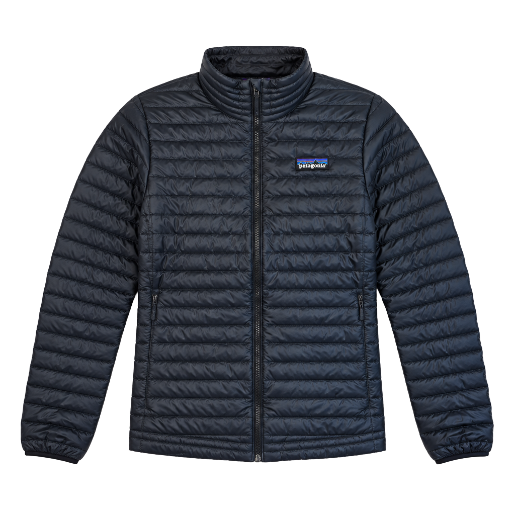 Patagonia AlpLight Down Jacket Women's Size X-Small Black Full Zip Puffer Jacket 1
