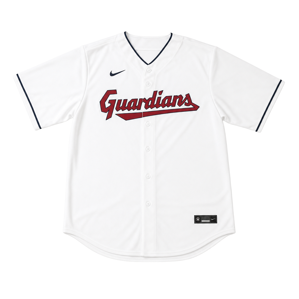 Nike Cleveland Guardians Men's Replica Home White Baseball Jersey 1