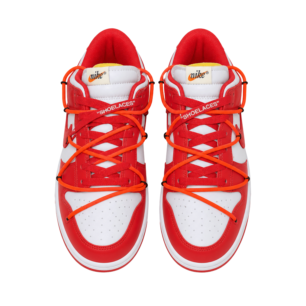 Size 12 Nike Dunk Low Off-White University Red 1