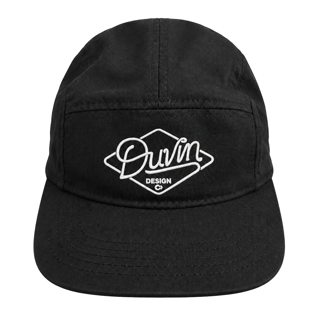 Duvin Design Company Hat Size One Size Black 5-Panel Cap 1
