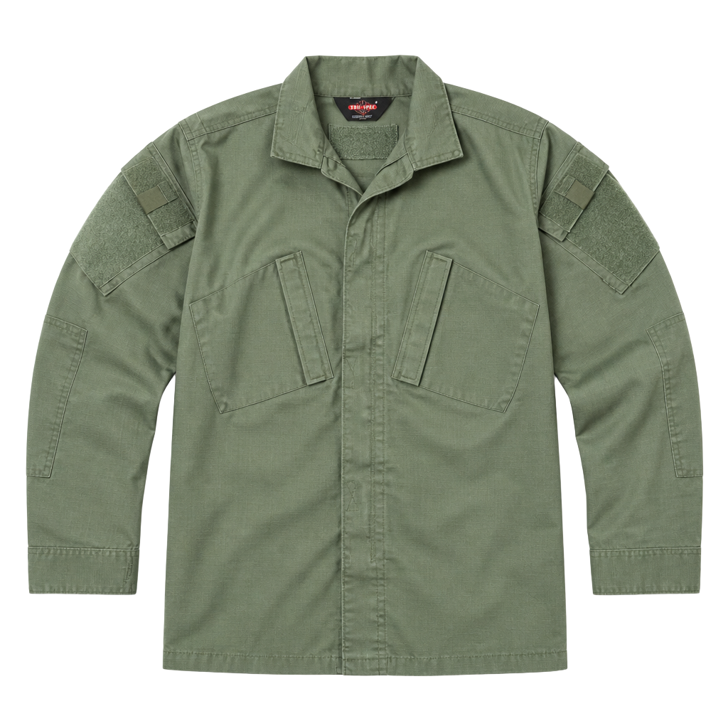 Tru-Spec Tactical Response Uniform (TRU) Shirt OD Green Size Large 1