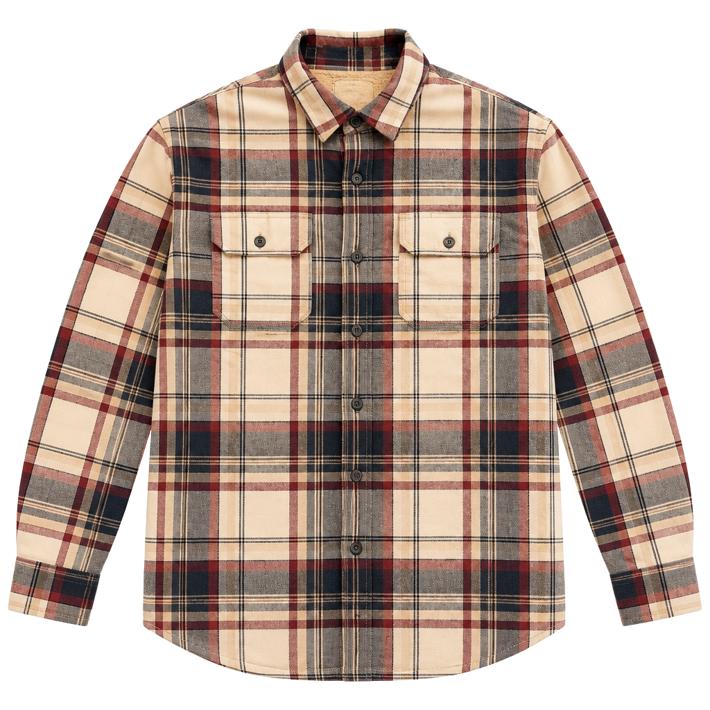 Wrangler Sherpa Lined Plaid Flannel Shirt Jacket Size XL 1