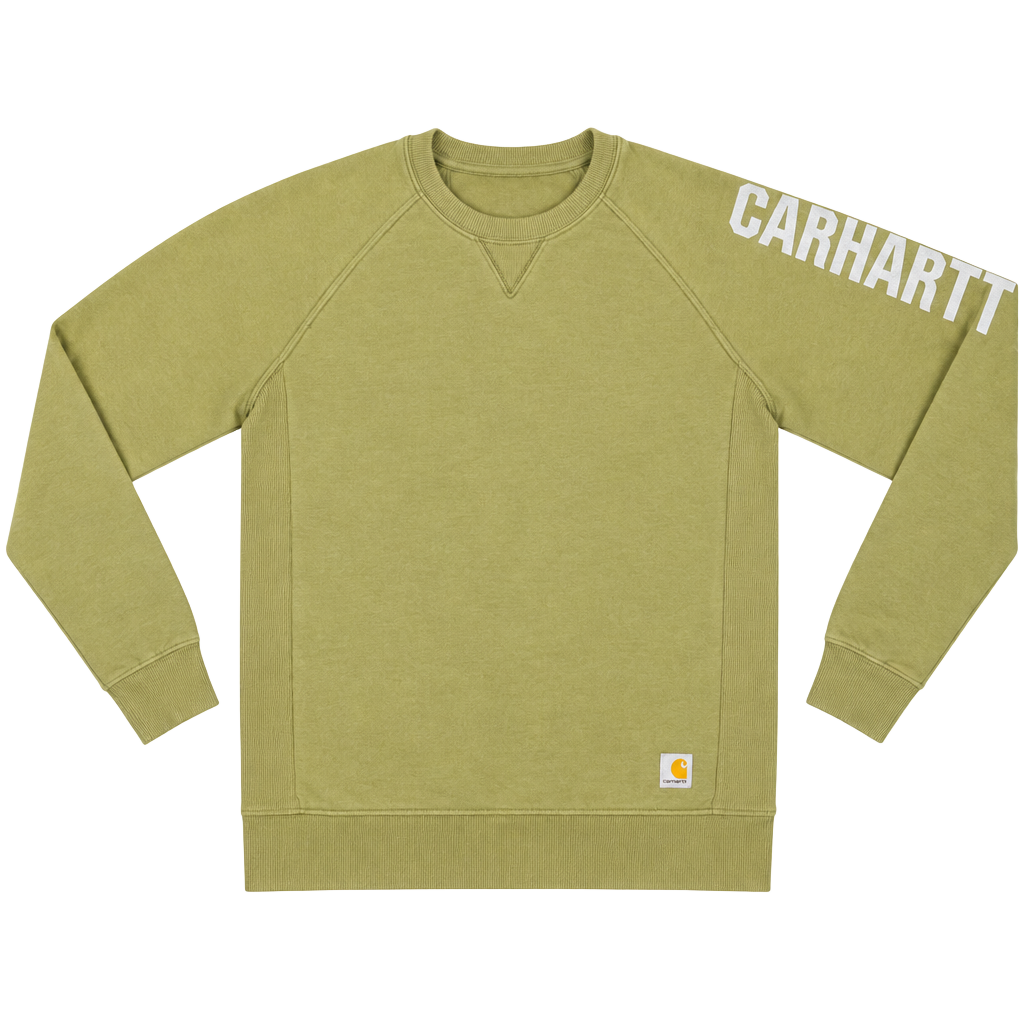 Carhartt Relaxed Fit Midweight Crewneck Block Logo Sleeve Graphic Sweatshirt 1