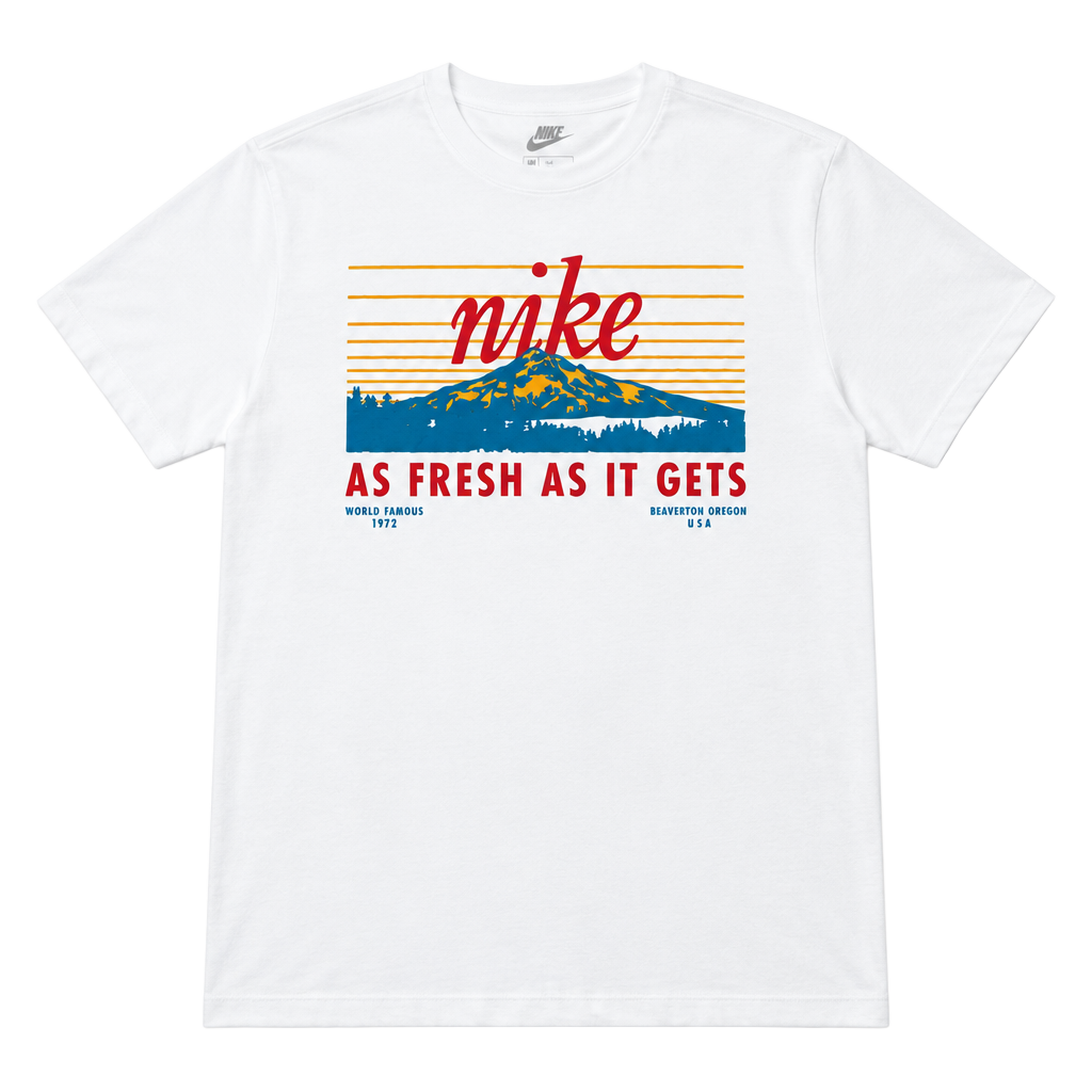 Nike As Fresh As It Gets Graphic T-Shirt White S 1
