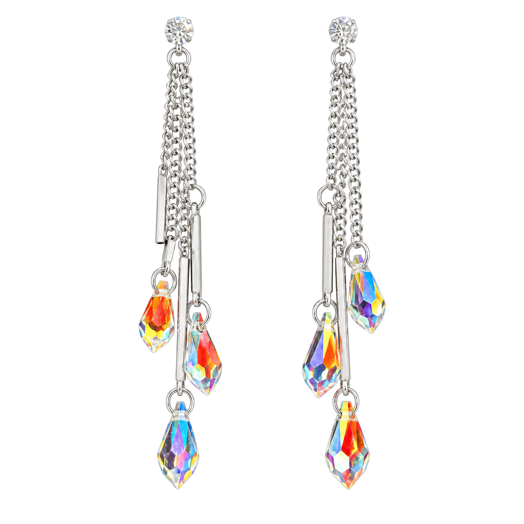 Crystal Dangle Earrings 1