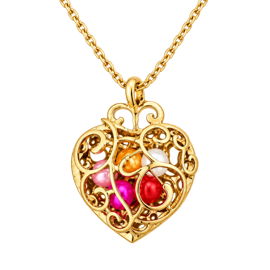 Gold Heart Locket 1