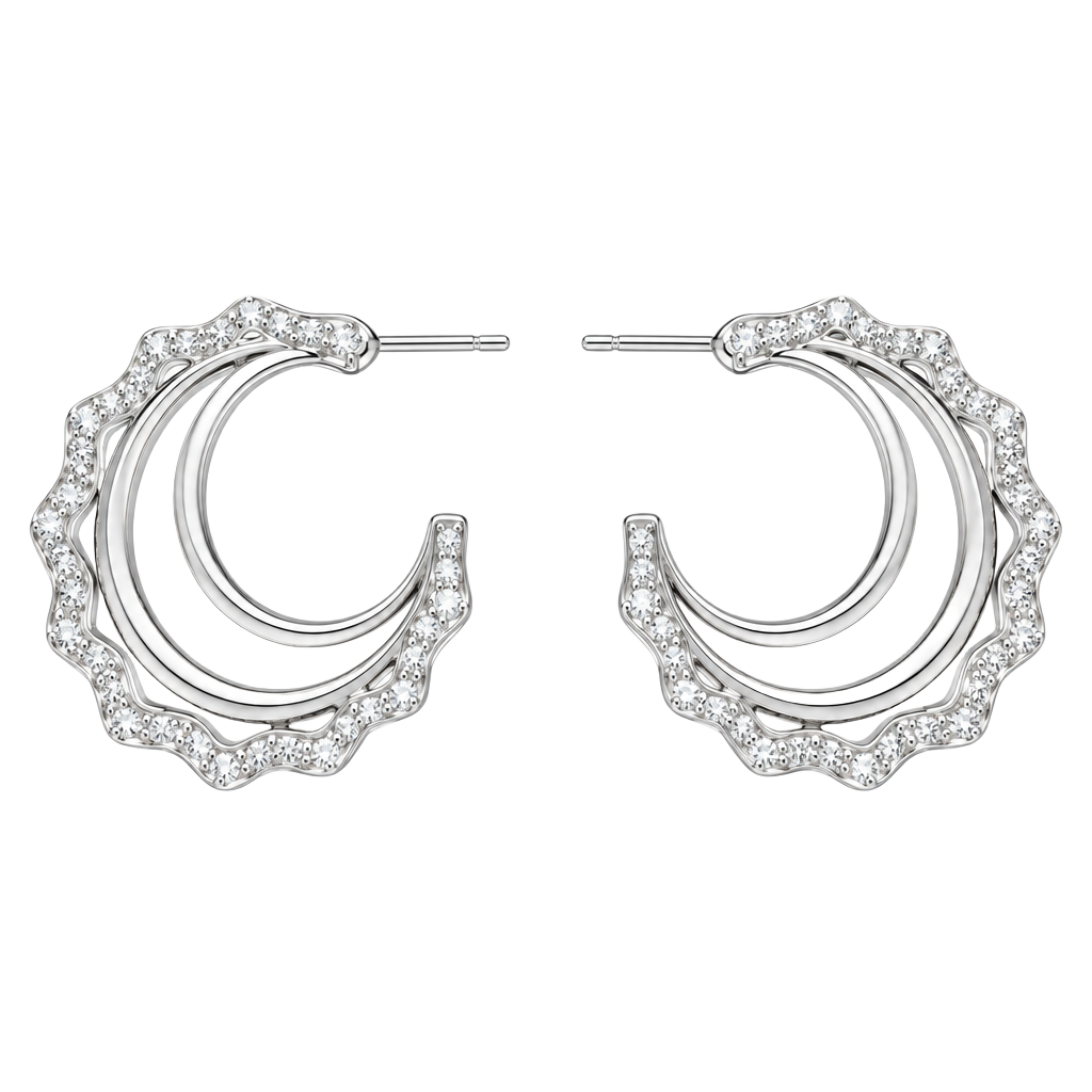 Triple Hoop Earrings 1