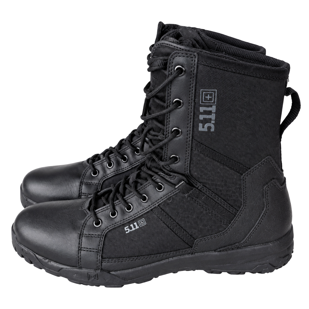 5.11 Tactical Boots Black Leather 1