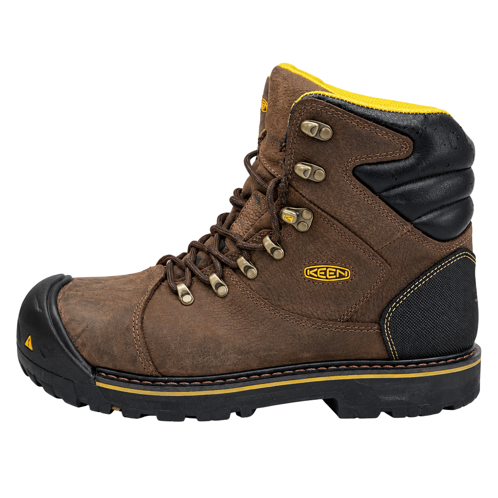 KEEN Utility Milwaukee Work Boots Size 13 Brown Leather Steel Toe 1