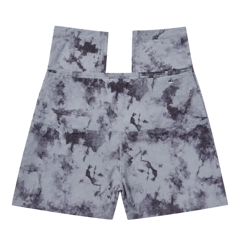 NOBULL Women's High-Rise Tie-Dye Leggings - Grey/Black - Size M 1