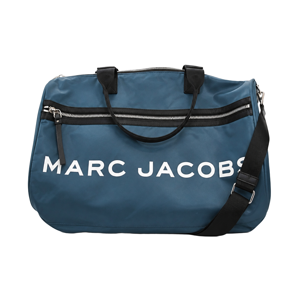 Marc Jacobs The Dufer Duffel Bag Blue Nylon 1