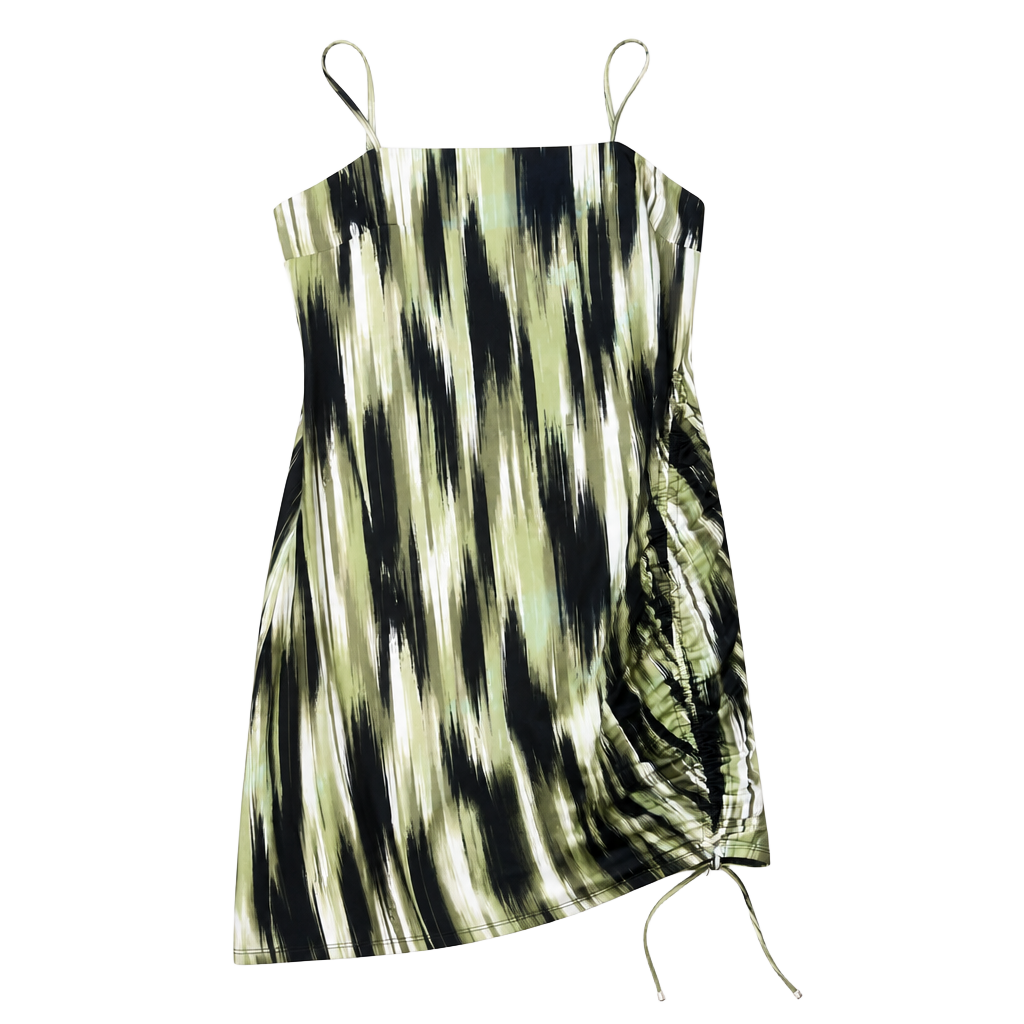 Madden NYC Olive Branch Side Ruched Dress Size L (11-13) 1