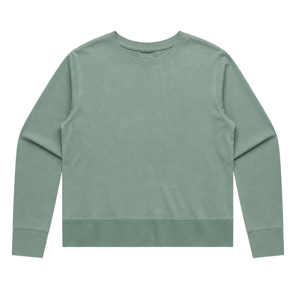 Long Sleeve Wrap Back Green Athletic Crop Top 1