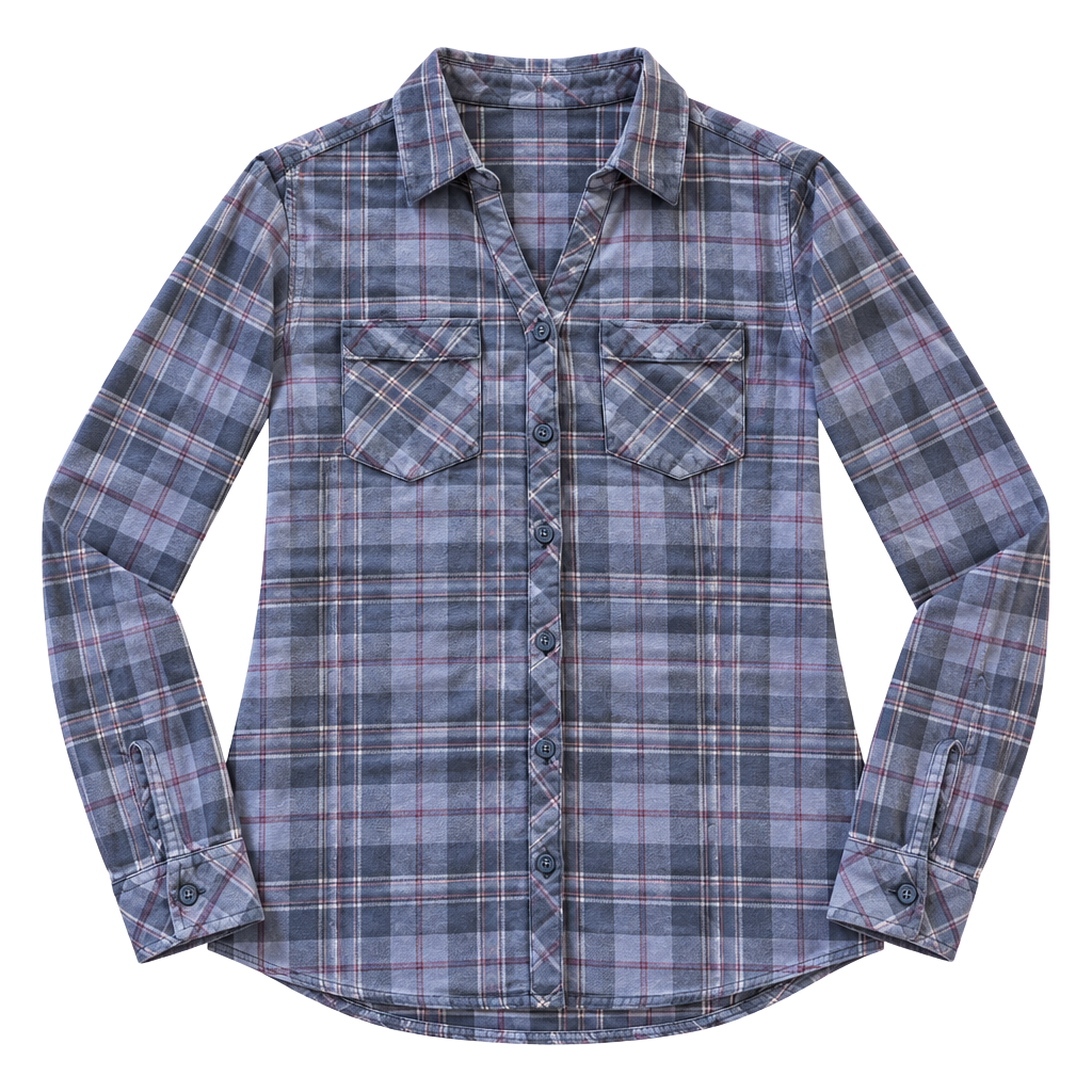 Columbia Sportswear Company Plaid Flannel Shirt Size S Purple Cotton 1