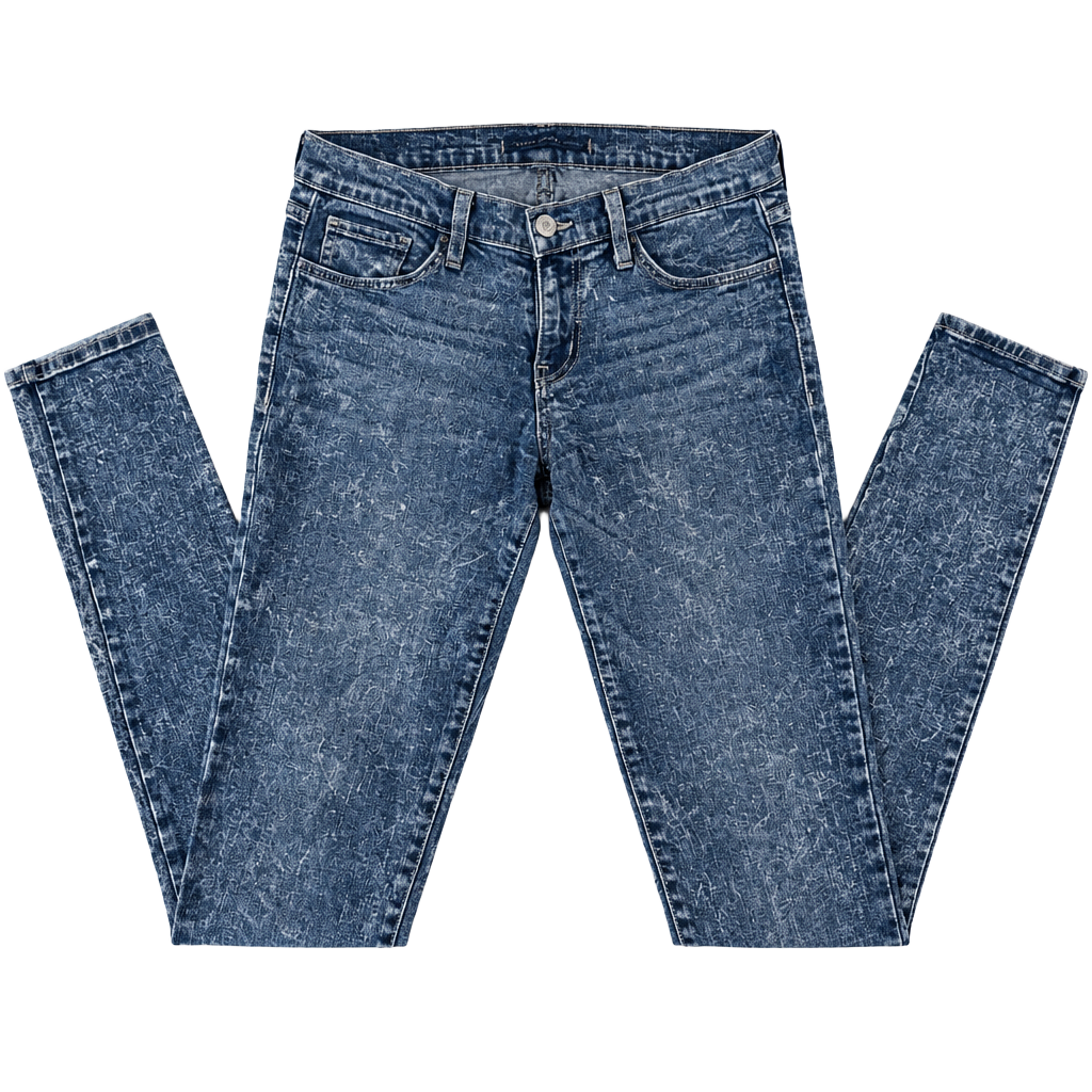 Flying Monkey Jeans Size 27 Acid Wash Blue 1