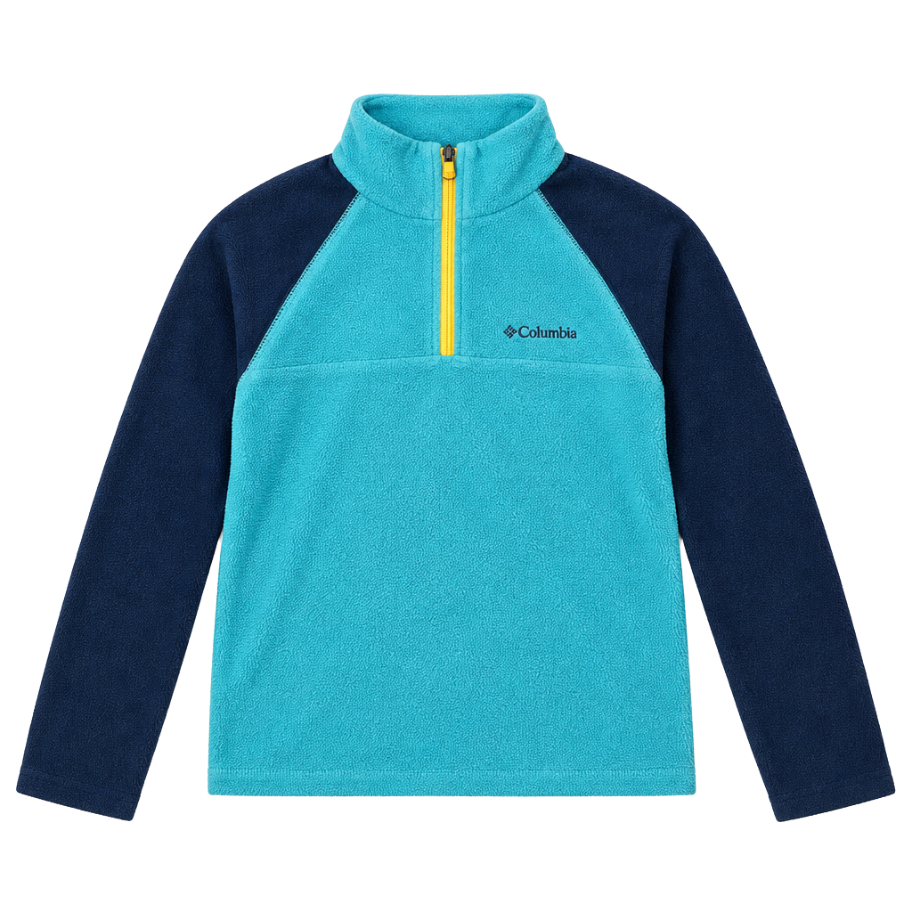 Columbia Glacial Fleece Quarter Zip Pullover Blue 1