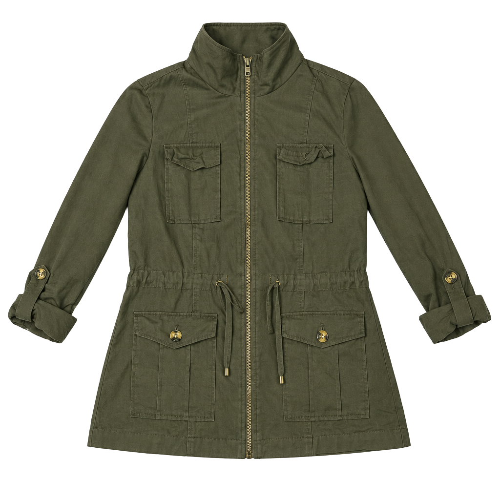 41 Hawthorn Utility Jacket Size S Olive Green Full Zip 1